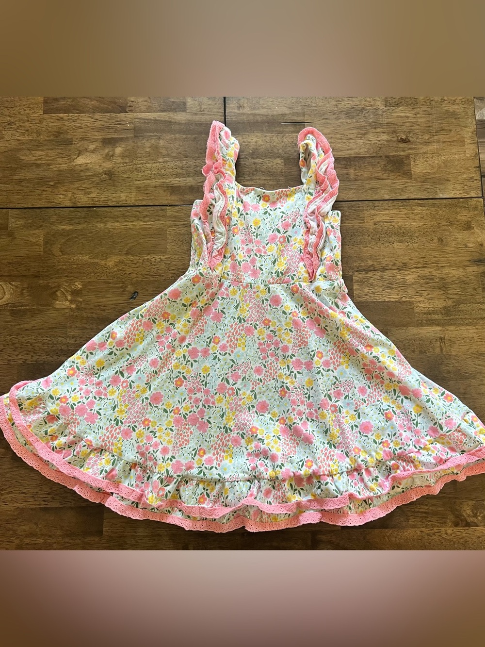 Rare Editions Girls Floral Dress, Size 6X